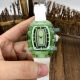 Swiss Quality Replica Richard Mille RM07-02 Green Transparent Diamond Dial Watch White Rubber Strap(_th.jpg